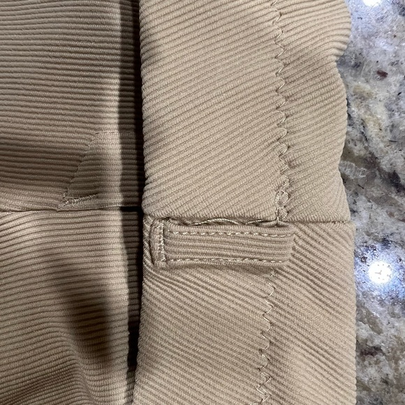 TuffRider Ladies  Ribbed Equestrian riding pants Pull-On Knee leather patch EUC - Picture 11 of 12